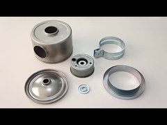 ISO металл фабрика на заказ глубокий рисунок # 6 # 8 # 10 # 12 полный размер Алюминиевые jackets держатели глубокий рисунок