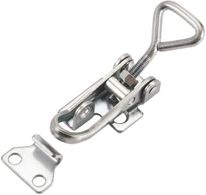 качество  4006 Spring Toggle Clamp Latch Hasp Mild Stainless Steel For Tool Box Door Window завод