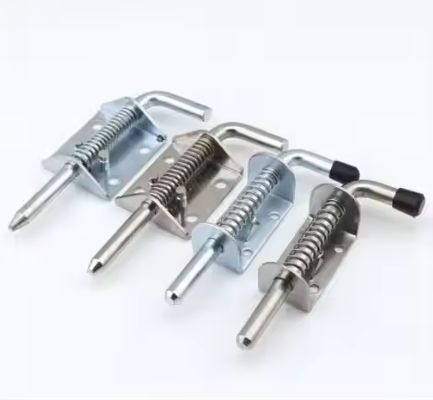 Горячая продажа оцинкованная пружина загруженная замок шприц бочка болт почищенный законченный дверной замок бесплатный образец