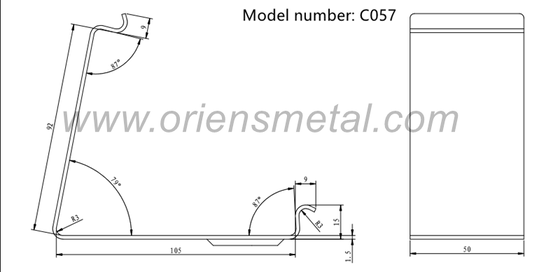 В наличии крупные оцинкованные/черно покрытые клипы C057 перерабатываемые 65Mn углеродистые стальные клипы для деревянных ящиков